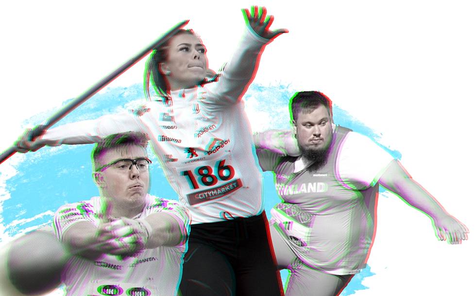 Aaron Kangas (vas.), Julia Valtanen ja Eero Ahola olivat tuloksellisesti lajiensa parhaimmat satakuntalaisyleisurheilijat kuluneena kesänä.
