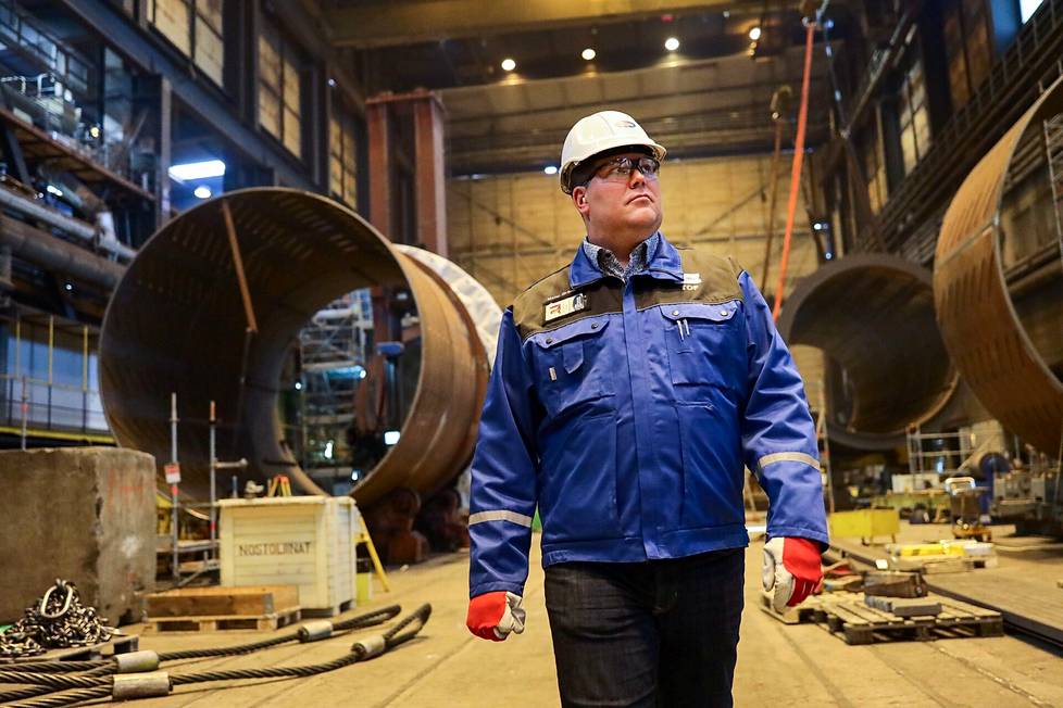 Manu Grönlund nimitettiin neljä vuotta sitten Mäntyluodon telakkayhtiön Pori Offshore Constructionsin toimitusjohtajaksi. Kuorimarumpu-urakka oli telakalle elintärkeä. 