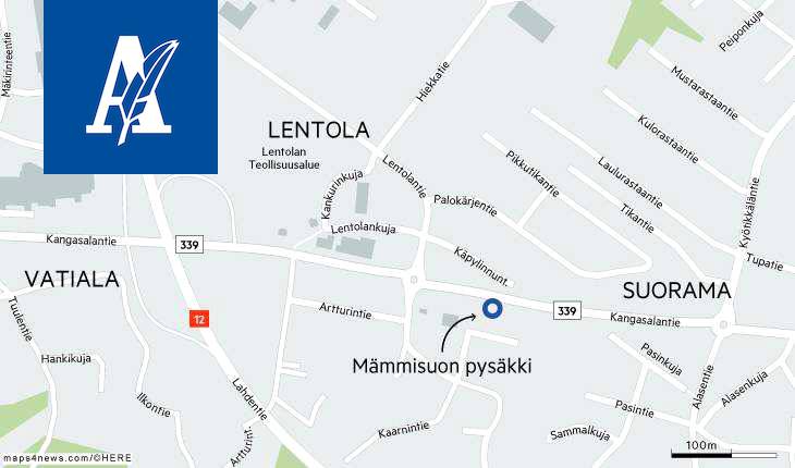 Kangasalantiellä bussipysäkki pois käytöstä - Kotimaa - Aamulehti