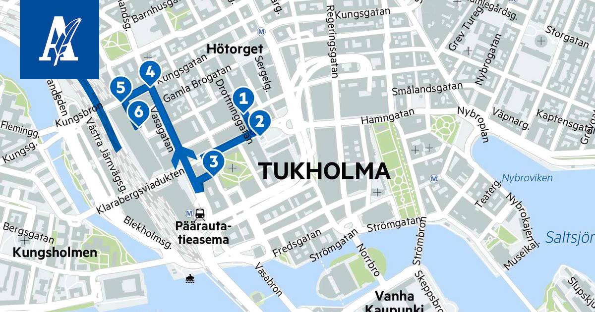 Näin Tukholman iskuista pidätetyn miehen pakomatka eteni – Todistajat  auttoivat poliisit jäljille - Ulkomaat - Aamulehti