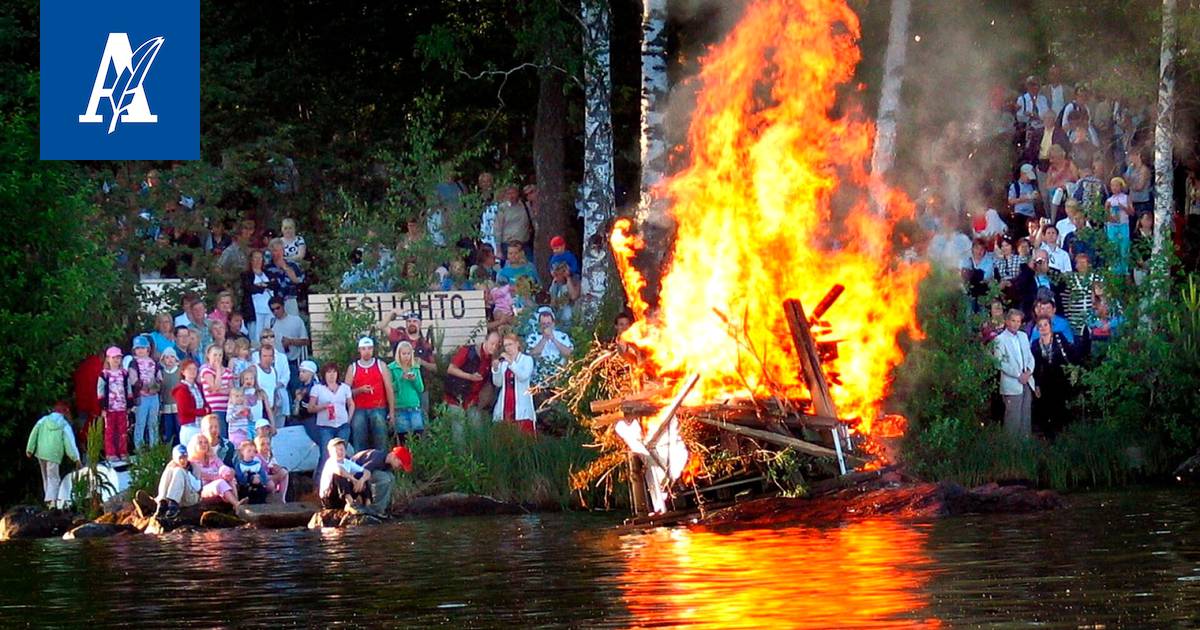 Suora lähetys Viikinsaaren juhannuskokosta - Pirkanmaa - Aamulehti