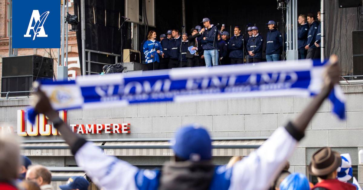 Tamperelaiset saapuivat tervehtimään Leijonia Kiekon koti -tapahtumaan -  Urheilu - Aamulehti