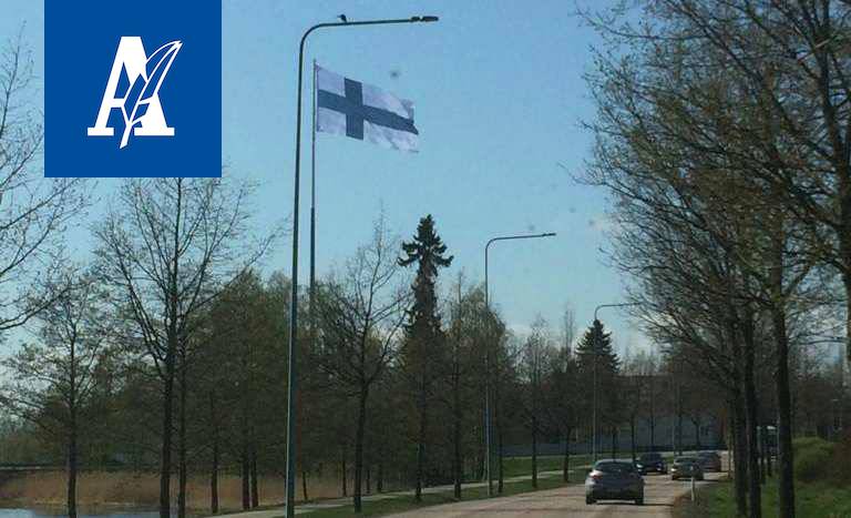 Pälkäneellä tehty maailman suurin Suomen lippu liehuu nyt näyttävästi  jättimäisessä tangossa Haminassa - Uutiset - Aamulehti