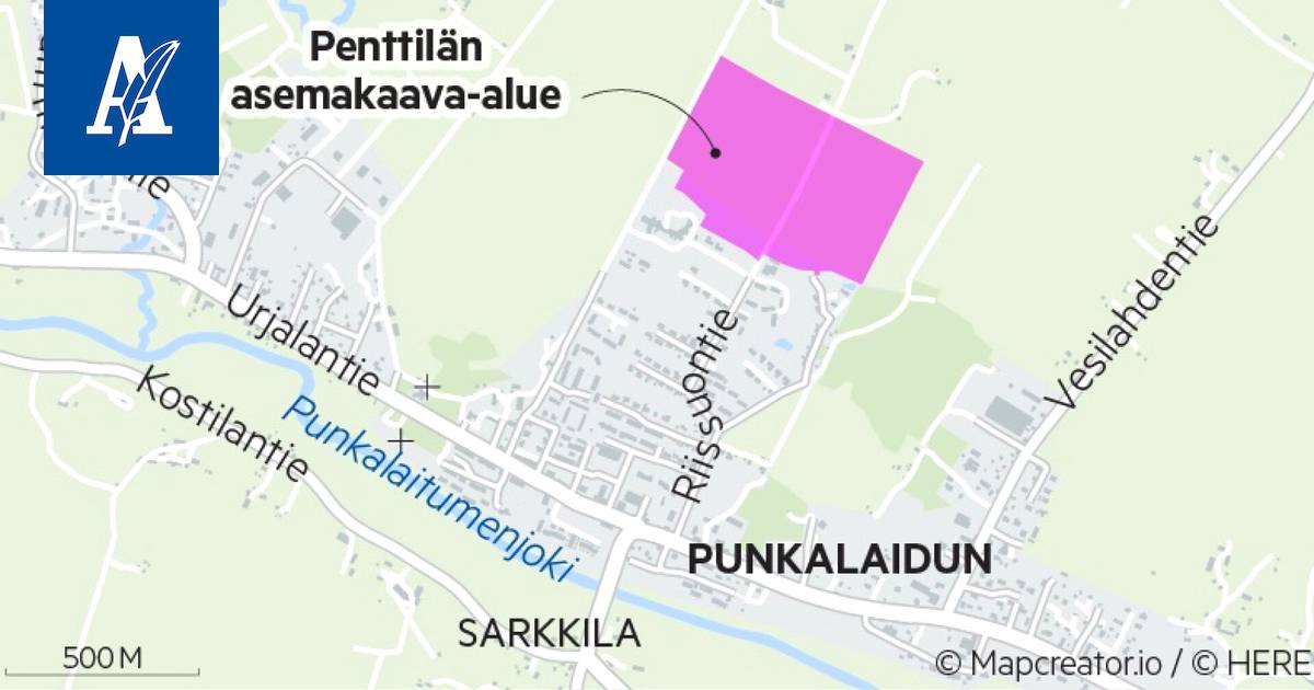 Punkalaidun kaavoittaa siirtolapuutarhan ja lisää omakotitaloja kunnan  keskustaan - Pirkanmaa - Aamulehti