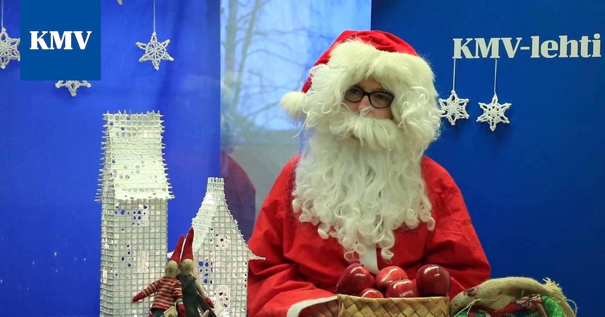 Joulupukki yllättää tervehdyksen jälkeen – katso video - Uutiset - KMV-lehti