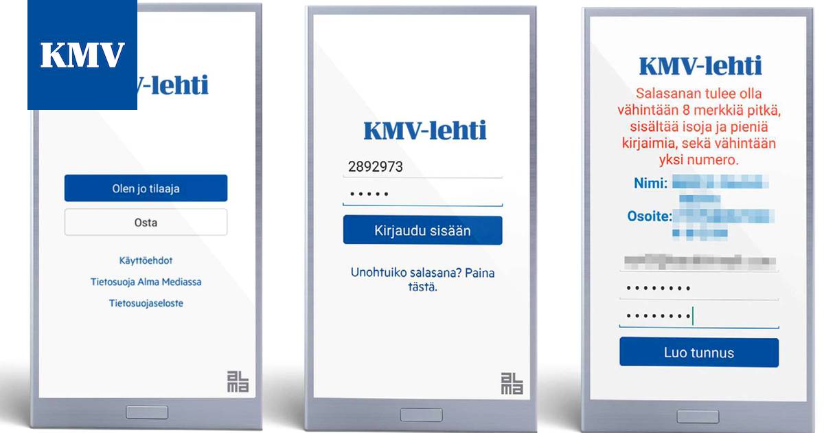 Näin otat käyttöön KMV-lehden sovelluksen - Uutiset - KMV-lehti