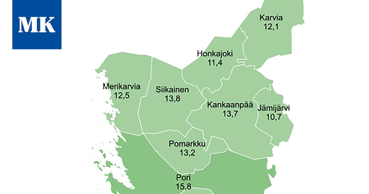 Työttömien määrä lisääntyi – Siikainen maakunnan ainoa kunta, jossa  työttömien määrä väheni - Uutiset - Merikarvia-lehti