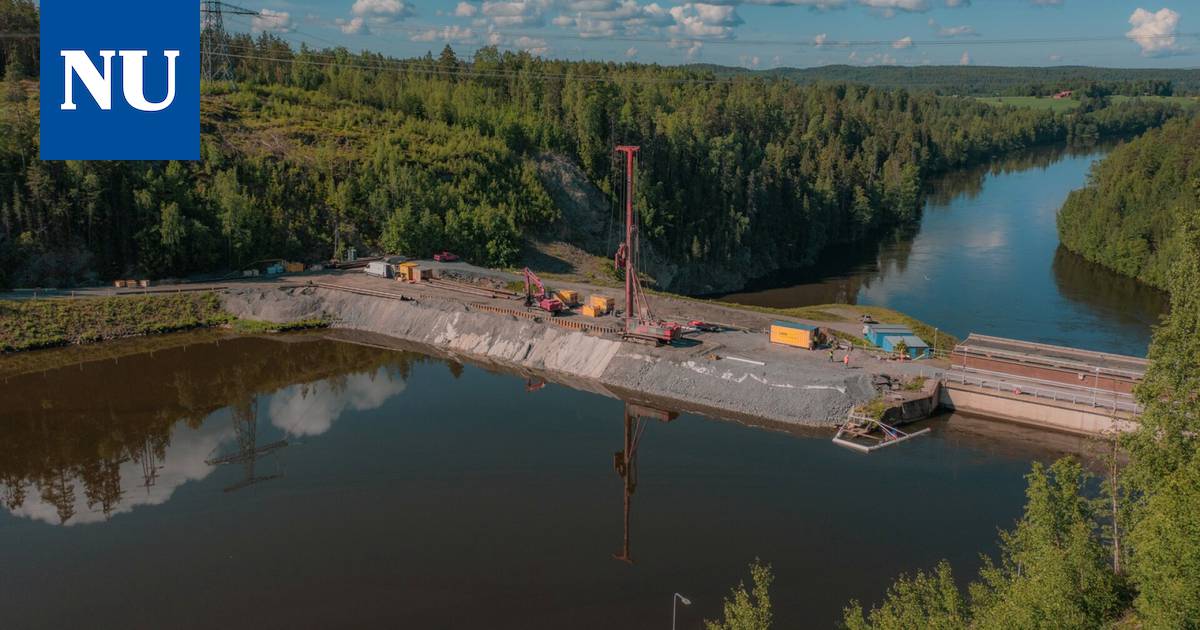 Ennätyksellinen Melon padon paalutustyömaa valmistui Nokialla – ”V-mäinen”  muoto toi haastetta ja 18 metrin syvyydestä löytyi yllätys - Uutiset -  Nokian Uutiset