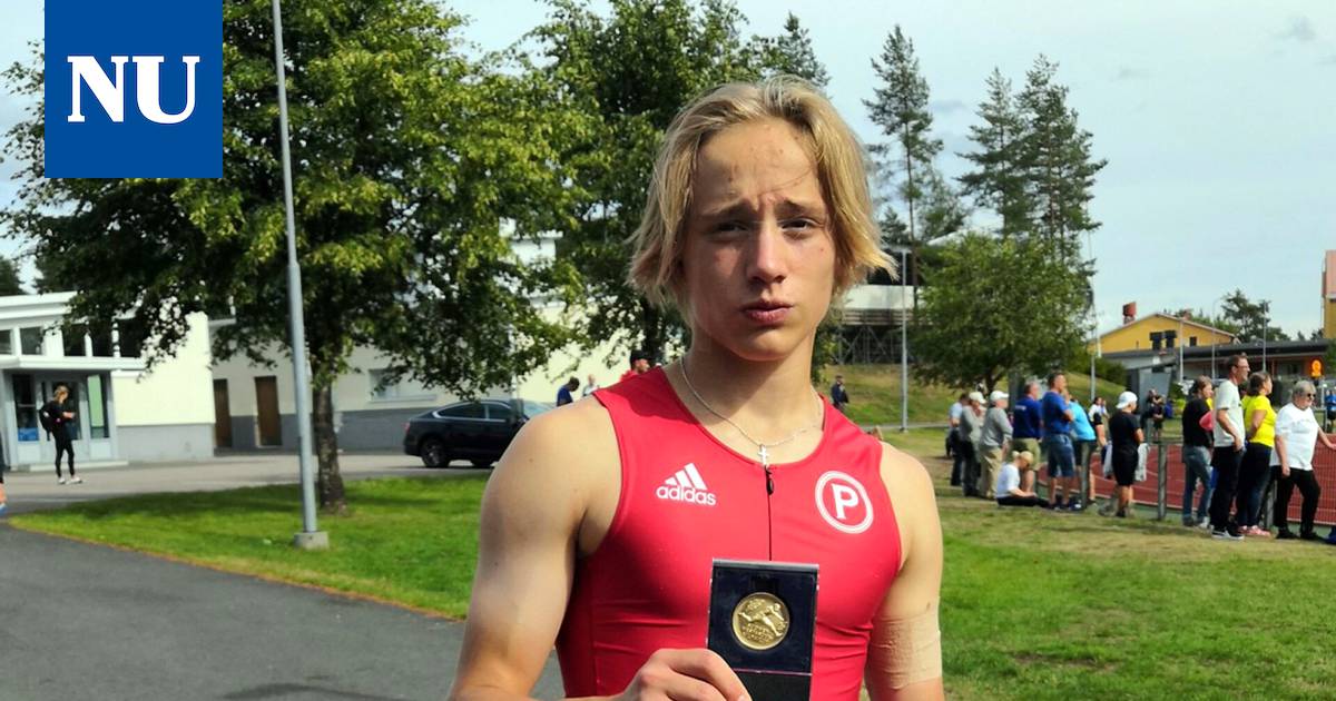 Pyrinnön 17-vuotias Antti Sainio juoksi SE:n ja nuorten maailman kärkiajan  - Urheilu - Nokian Uutiset