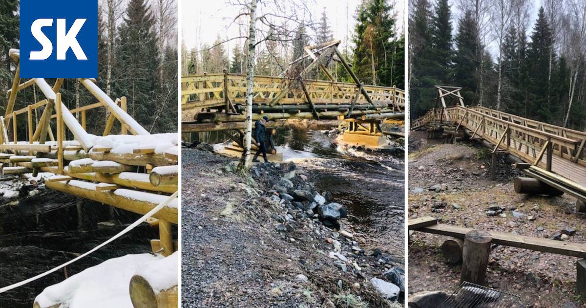 Uusi ylväs silta poisti tulpan Noormarkun retkeilyreitiltä - Porilaine -  Satakunnan Kansa