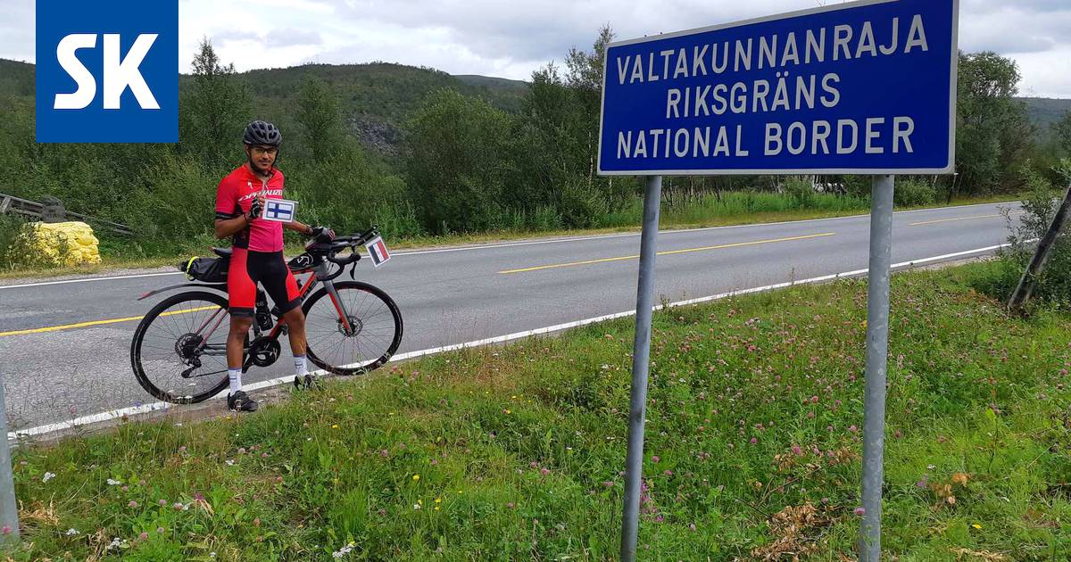Turenkilainen pyöräili Hangosta Suomen pohjoisimpaan kylään - Kotimaa -  Satakunnan Kansa
