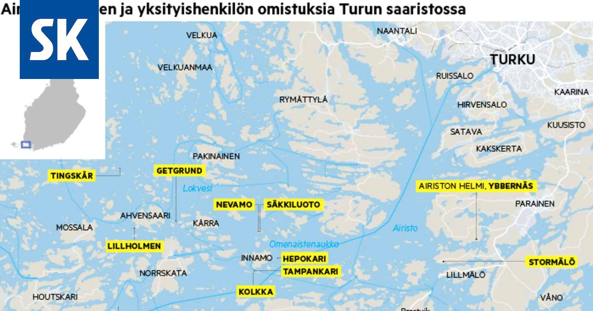 Airiston Helmi on kymmenen vuoden aikana tehtaillut yli sata erilaista  lupa-hakemusta Paraisilla – talousrakennuksia, saunoja, laitureita -  Kotimaa - Satakunnan Kansa