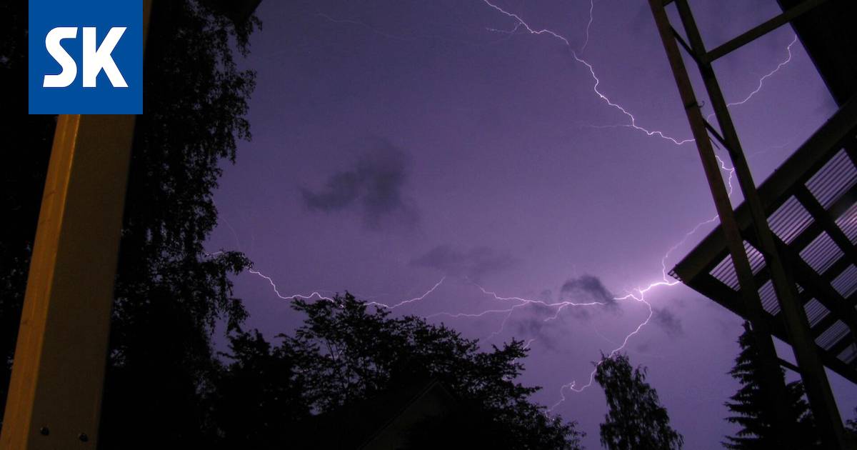 Salama tuhosi pihakoivun ja käräytti valonkatkaisimen Nakkilassa -  Satakunta - Satakunnan Kansa